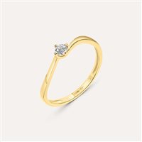 Ring Stroili Oro in Yellow Gold Zircone 1414581 - 1414581